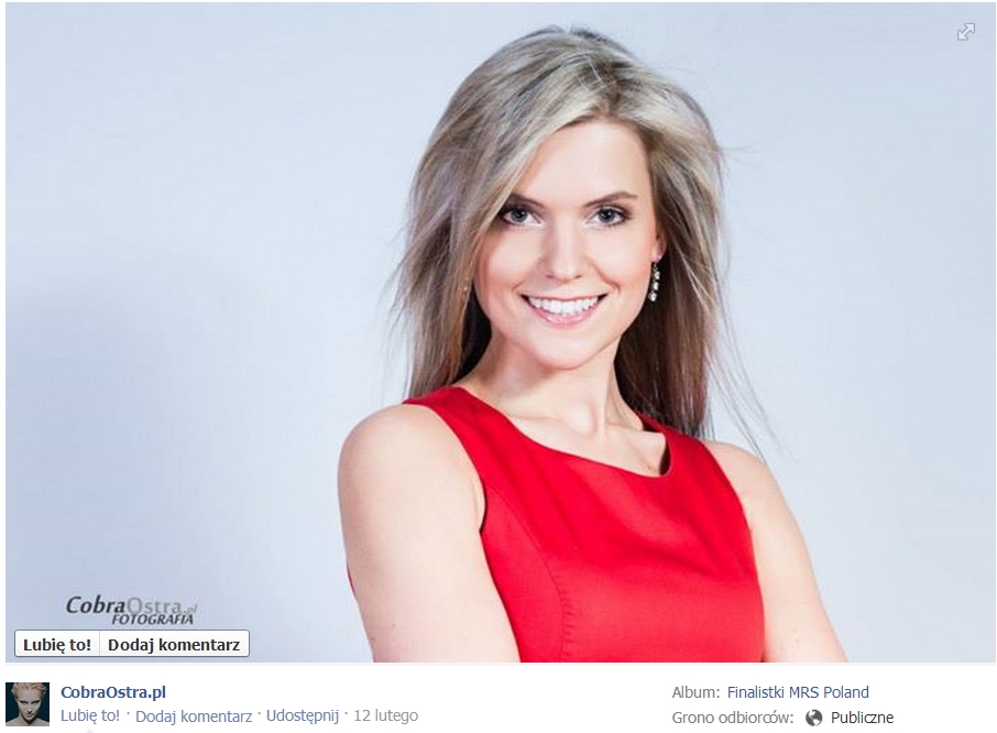 Joanna Sendecka, zwyciężczyni konkursu