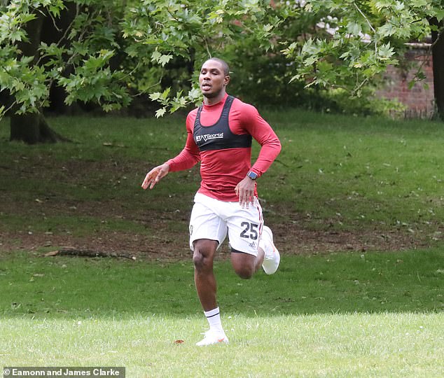 Odion Ighalo is preparing for the possible restart of the Premier League. (Eamonn and James Clarke)