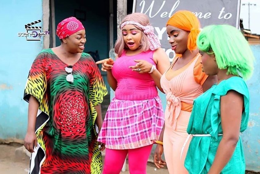 A scene from Funke Akindele-Bello's 'Aiyetoro ' [Instagram/officialaiyetorotown]