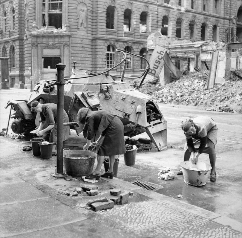 Berlin 1945 ulica pranie