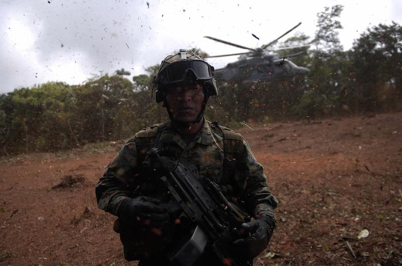 Panama żołnierze dżungla9