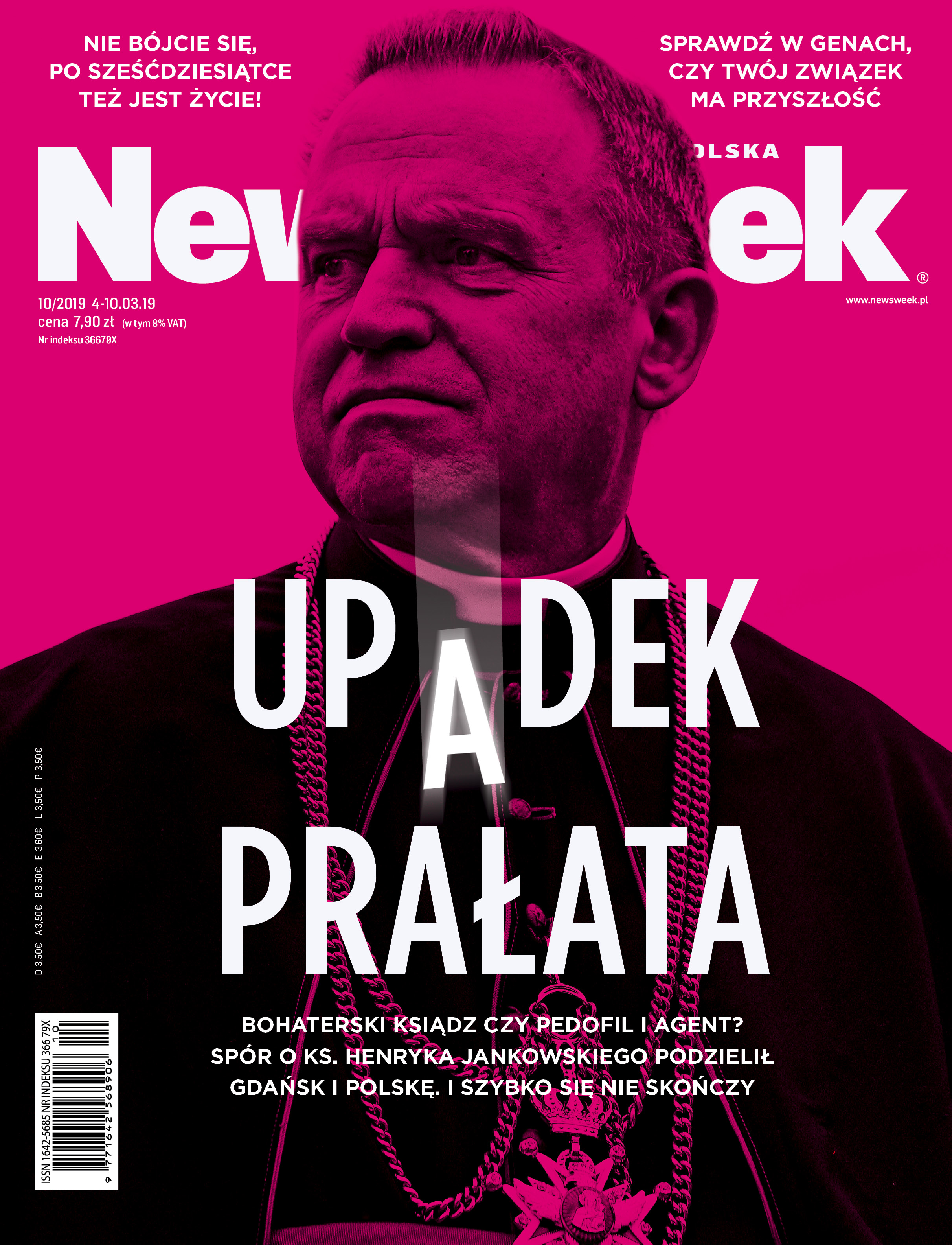 Henryk Jankowski okładka Newsweek 10/2019