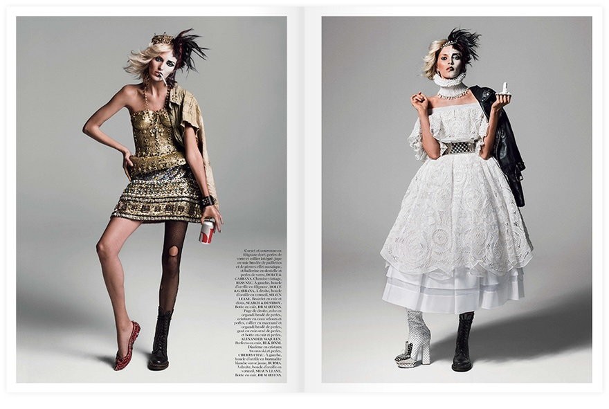 Anja Rubik / Vogue / Anja Rubik / Vogue / fot. Inez & Vinoodh