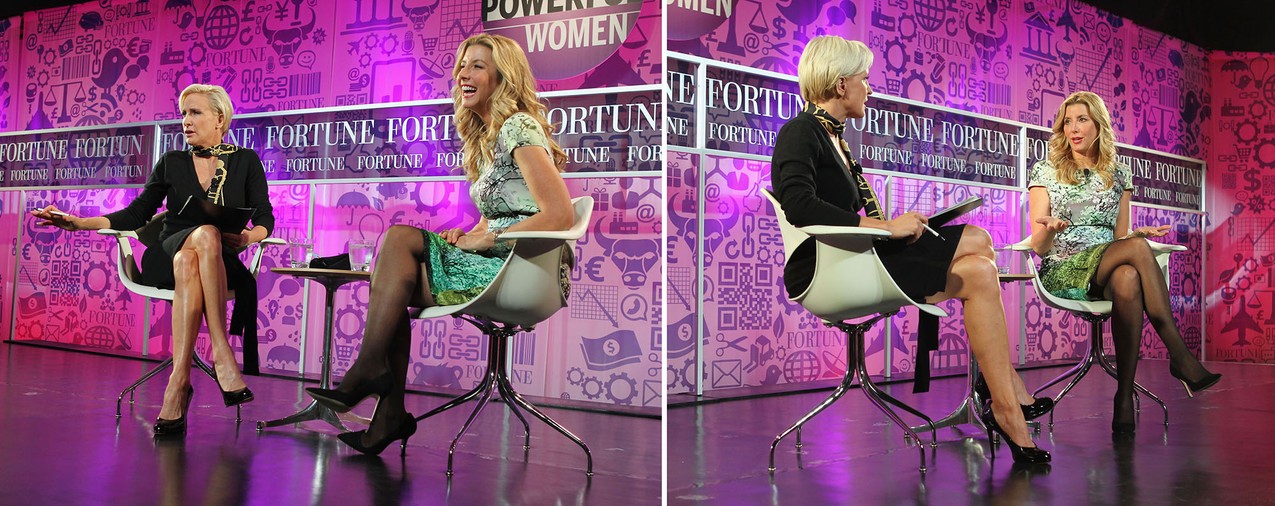 Sarah Blakely podczas debaty FORTUNE Most Powerful Women