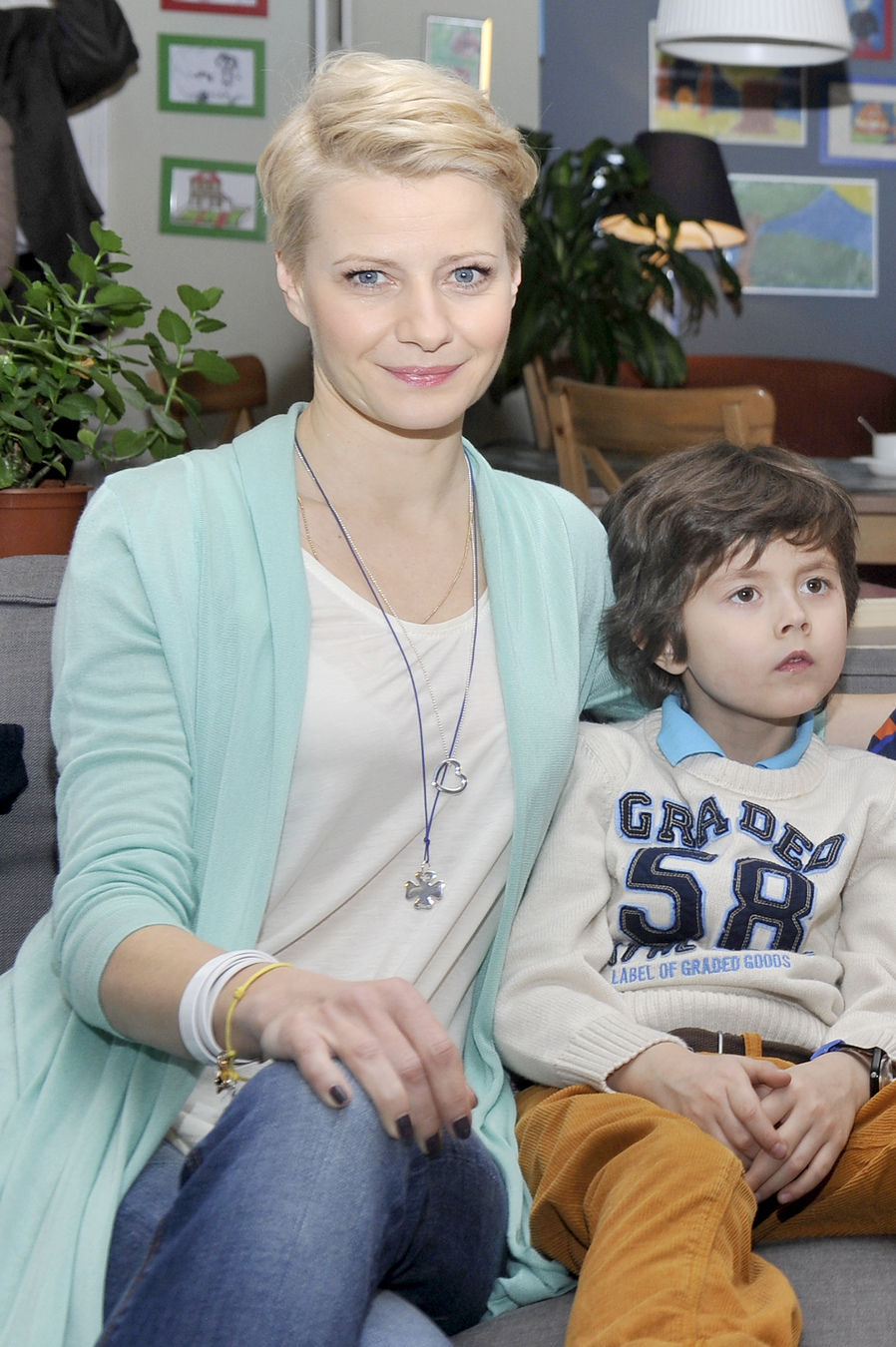 Mateusz Pawłowski i Małgorzata Kożuchowska w serialu
