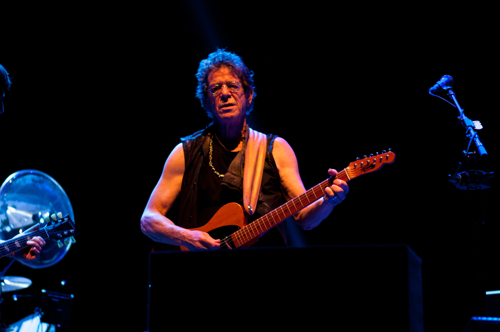 Lou Reed podczas koncertu w słowackim Trencinie – lipiec 2012