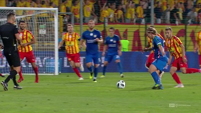 Miedź - Korona (1:1): Forsell mocno, ale Hamrol czujny. Ostatnia szansa Miedzi na zwycięstwo zaprzepaszczona