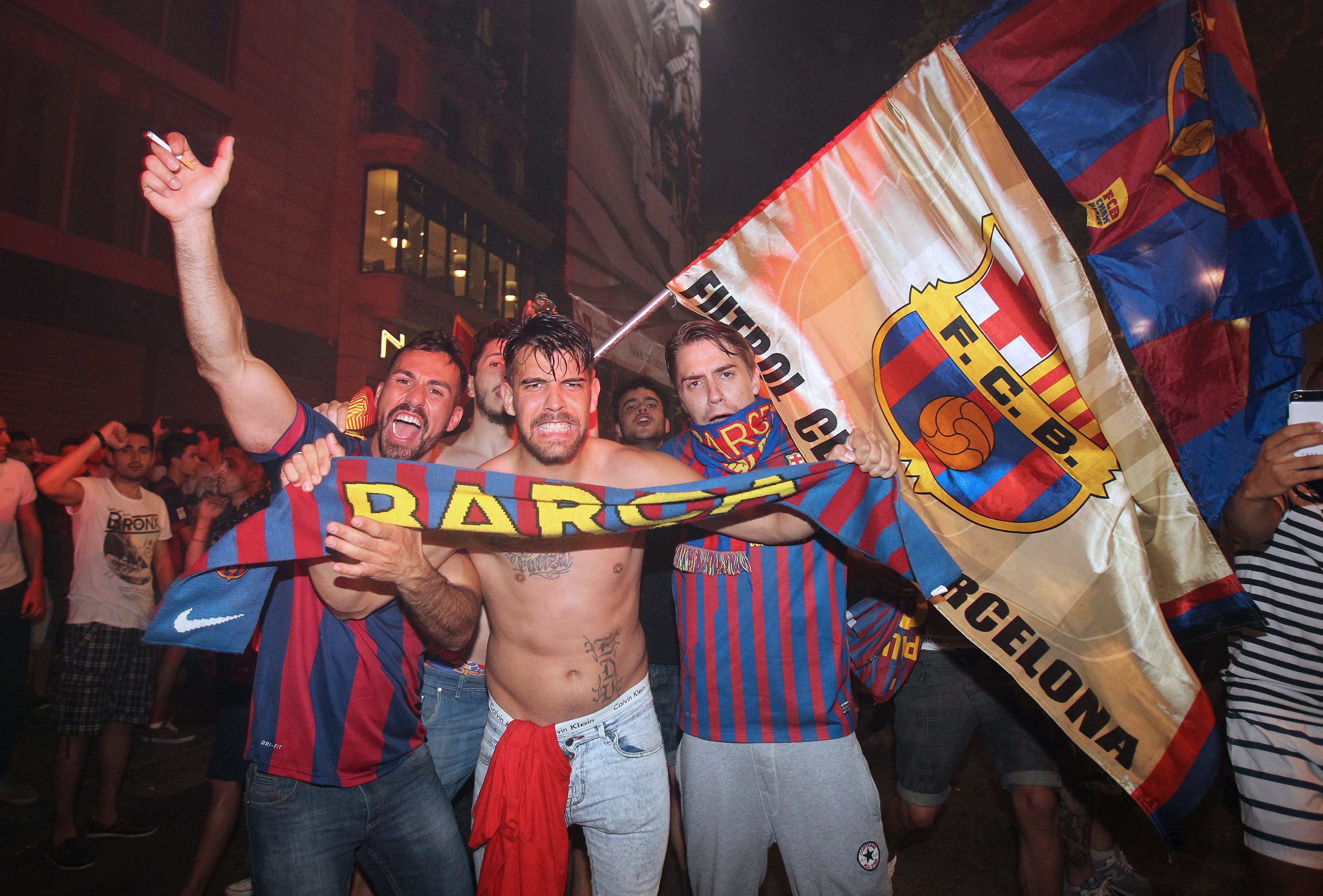 Tak Barcelona cieszyła się z wygrania Ligi Mistrzów