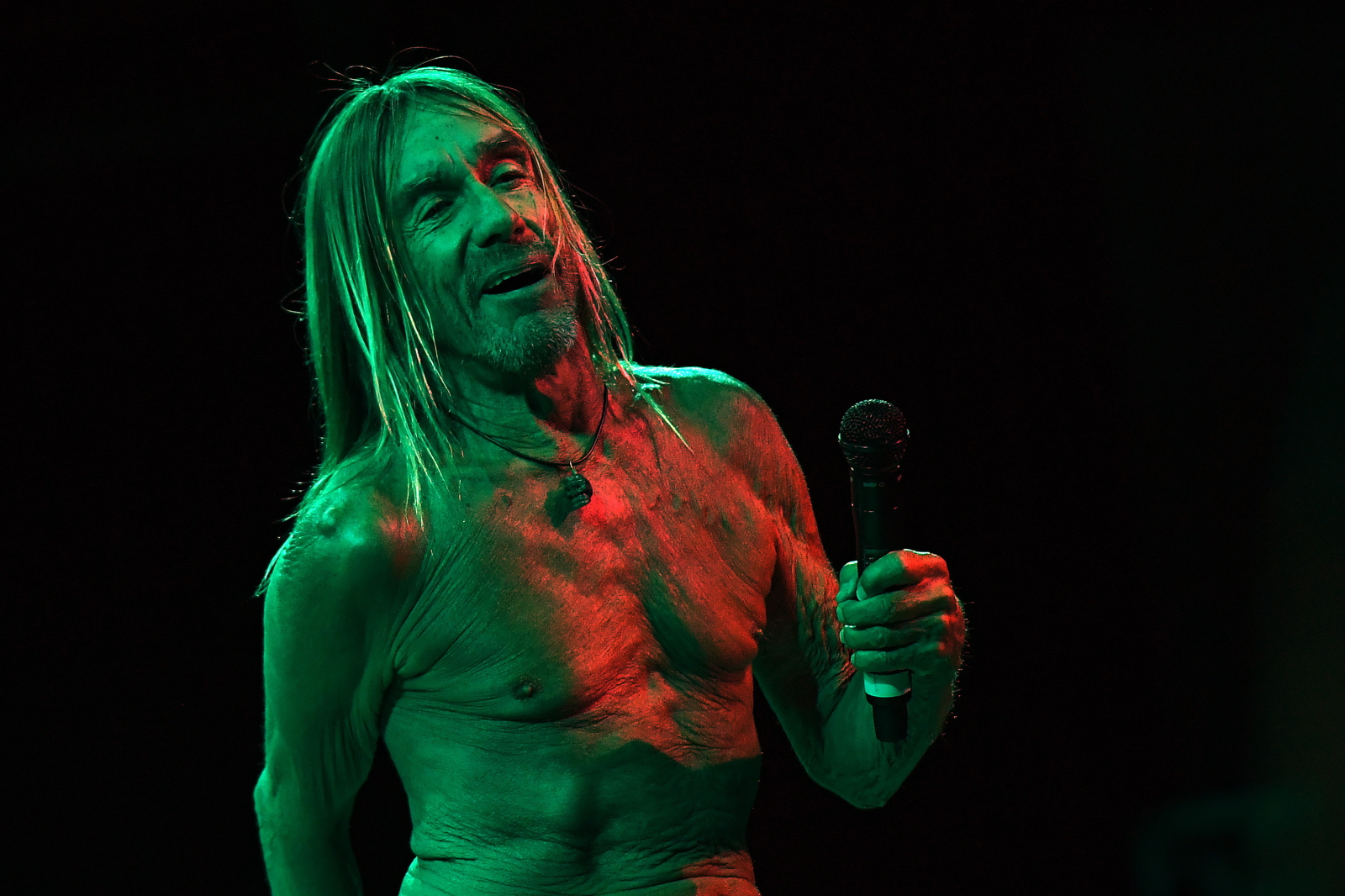 Iggy Pop podczas koncertu w Sydney, 15 kwietnia 2019 roku