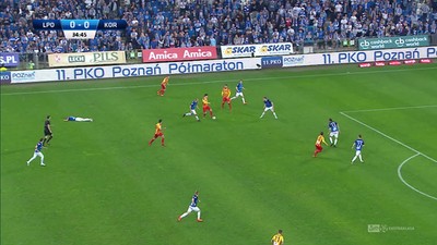 Lech - Korona (0:1): Putnocky bezradny po bombie Kapidzicia! Czy graczowi Korony pomógł rykoszet?