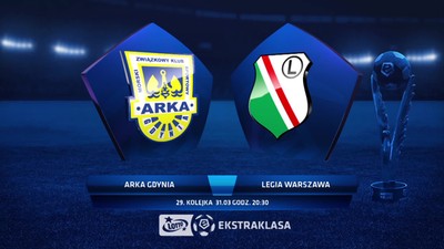Arka - Legia (1:0): zobacz skrót meczu
