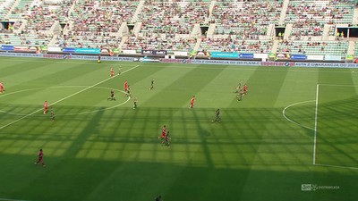 Śląsk - Piast (0:0): To byłby gol kolejki! Po zespołowej akcji Papadopoulos trafia tylko w poprzeczkę