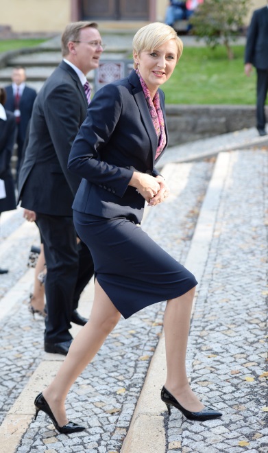 ... Małżonka prezydenta Dudy jak zwykle wyglądała perfekcyjnie!