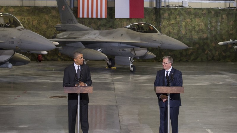 Barack Obama i Bronisław Komorowski