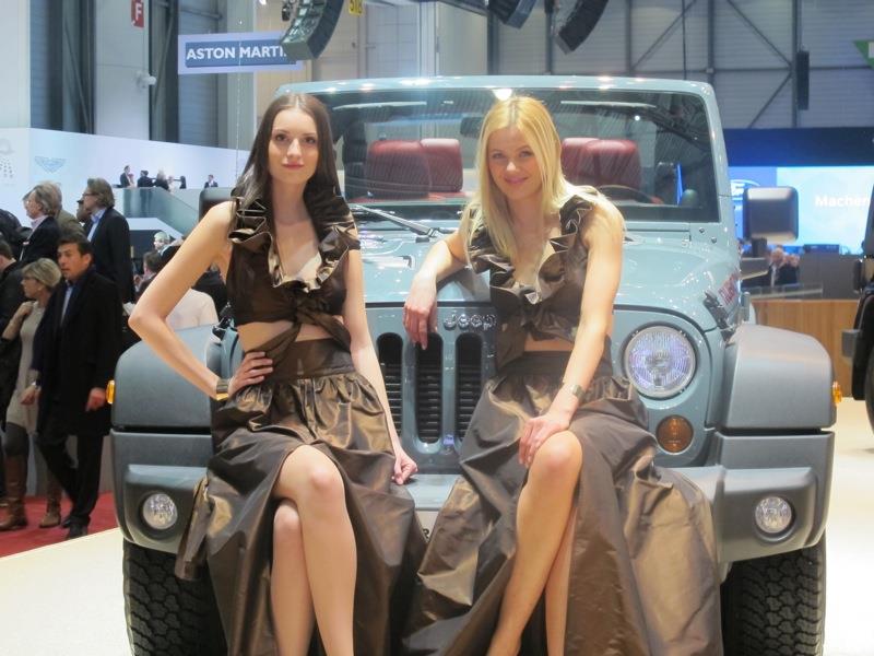 laski kobiety hostessy Genewa 2013 jeep