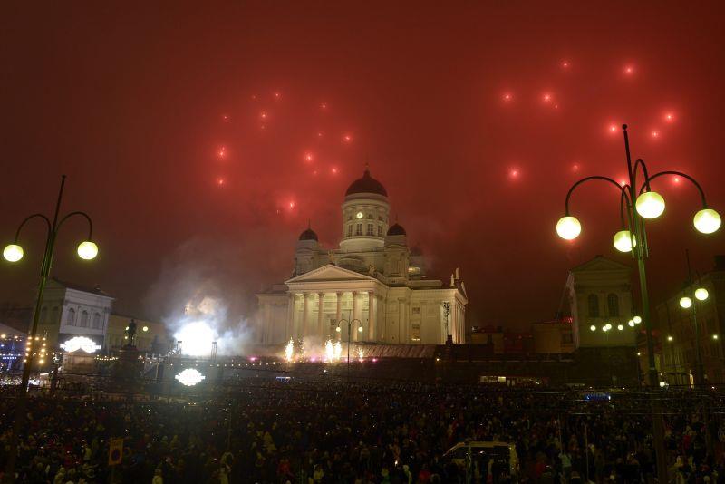 Helsinki sztuczne ognie 2013