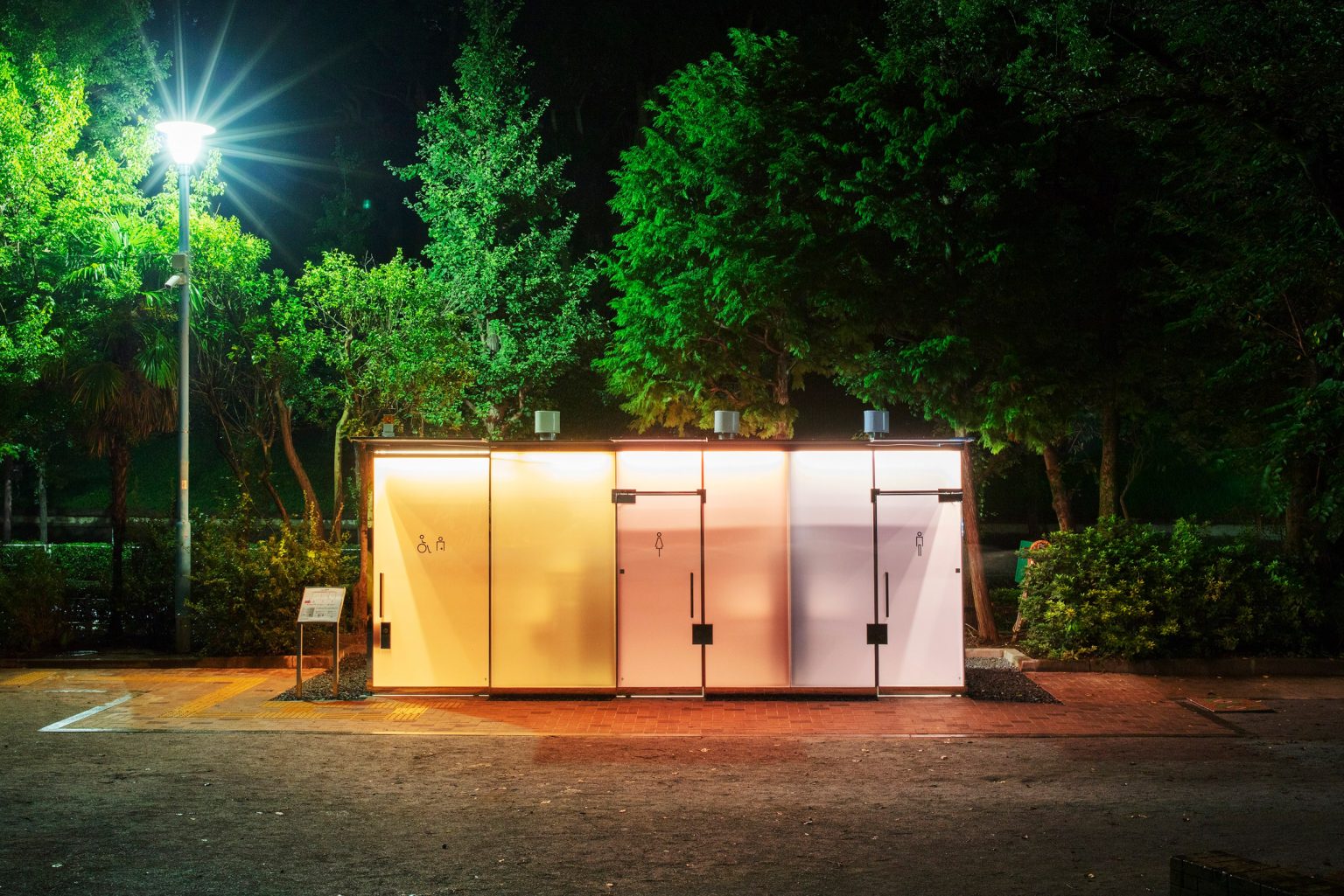 The genius behind Japan’s New transparent public toilets