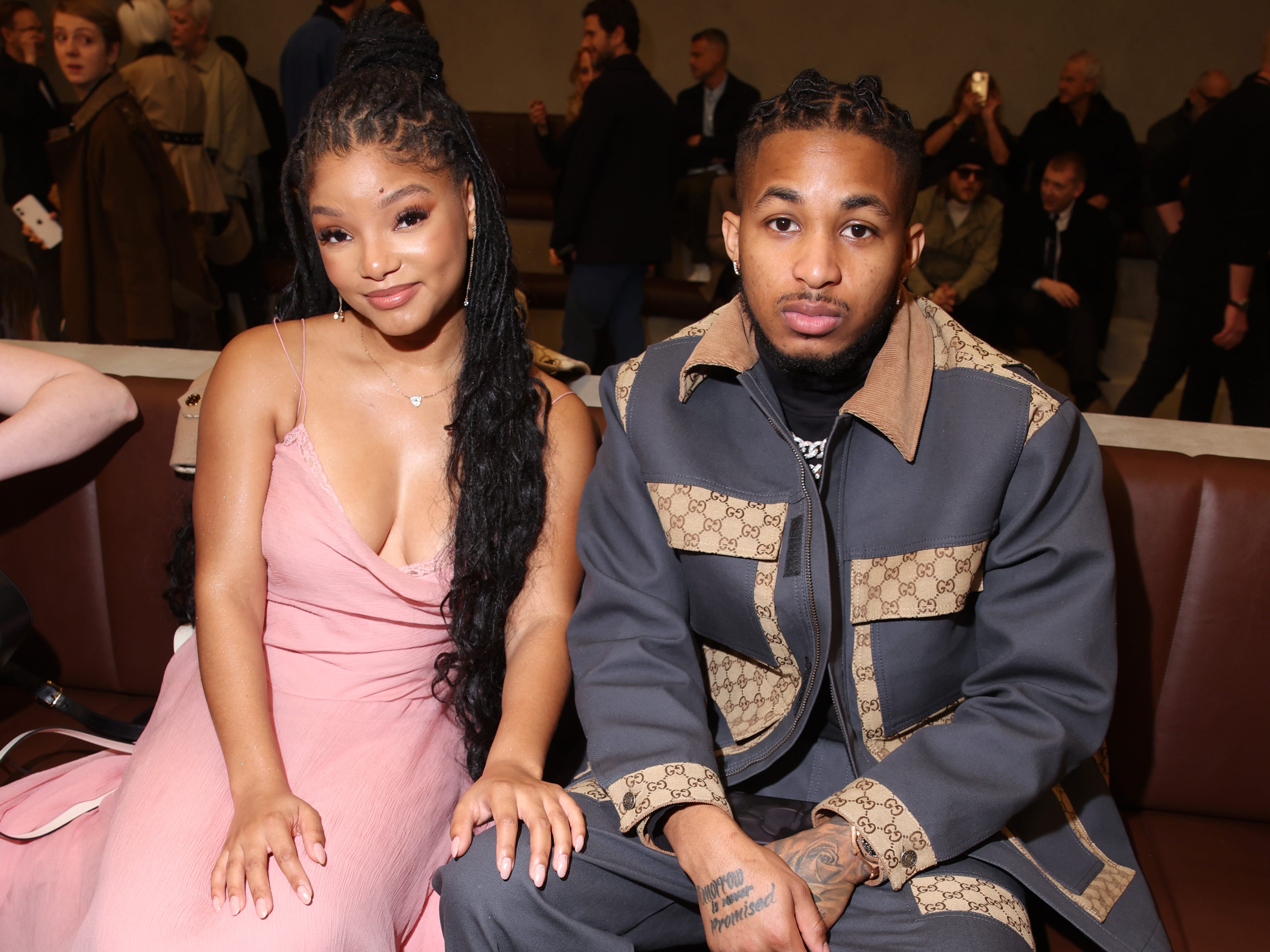 Halle Bailey and DDG are co-parenting their son [Daniele Venturelli/Getty Images for Gucci]