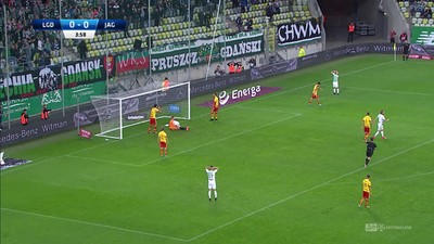 Lechia - Jagiellonia (0:0): Flavio stworzył okazję Marco, a ten fatalnie skiksował