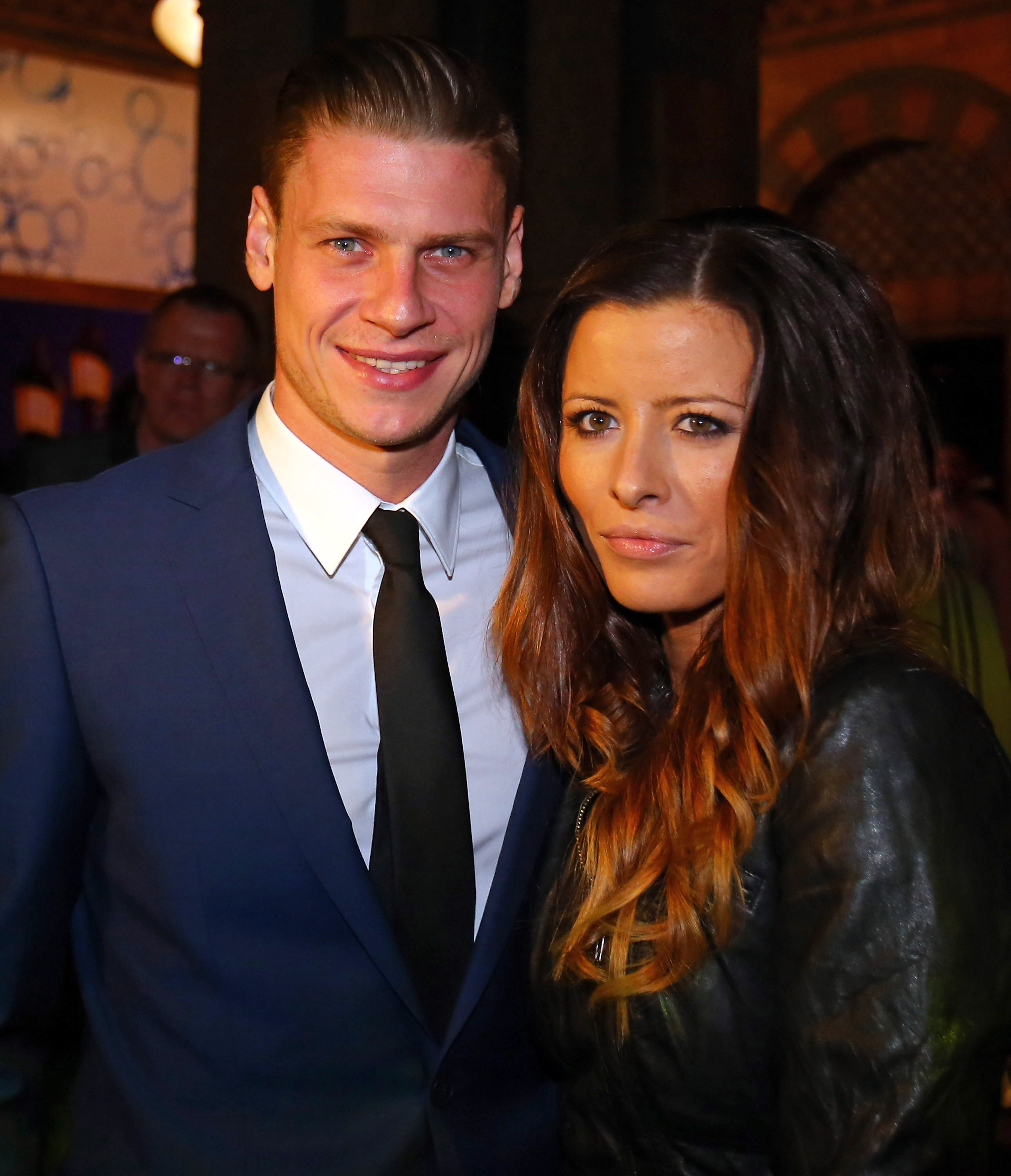 Łukasz Piszczek z żoną