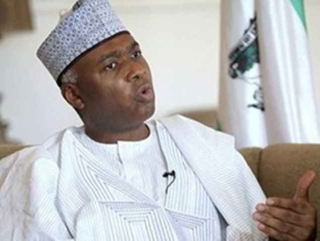 Senate President, Bukola Saraki.