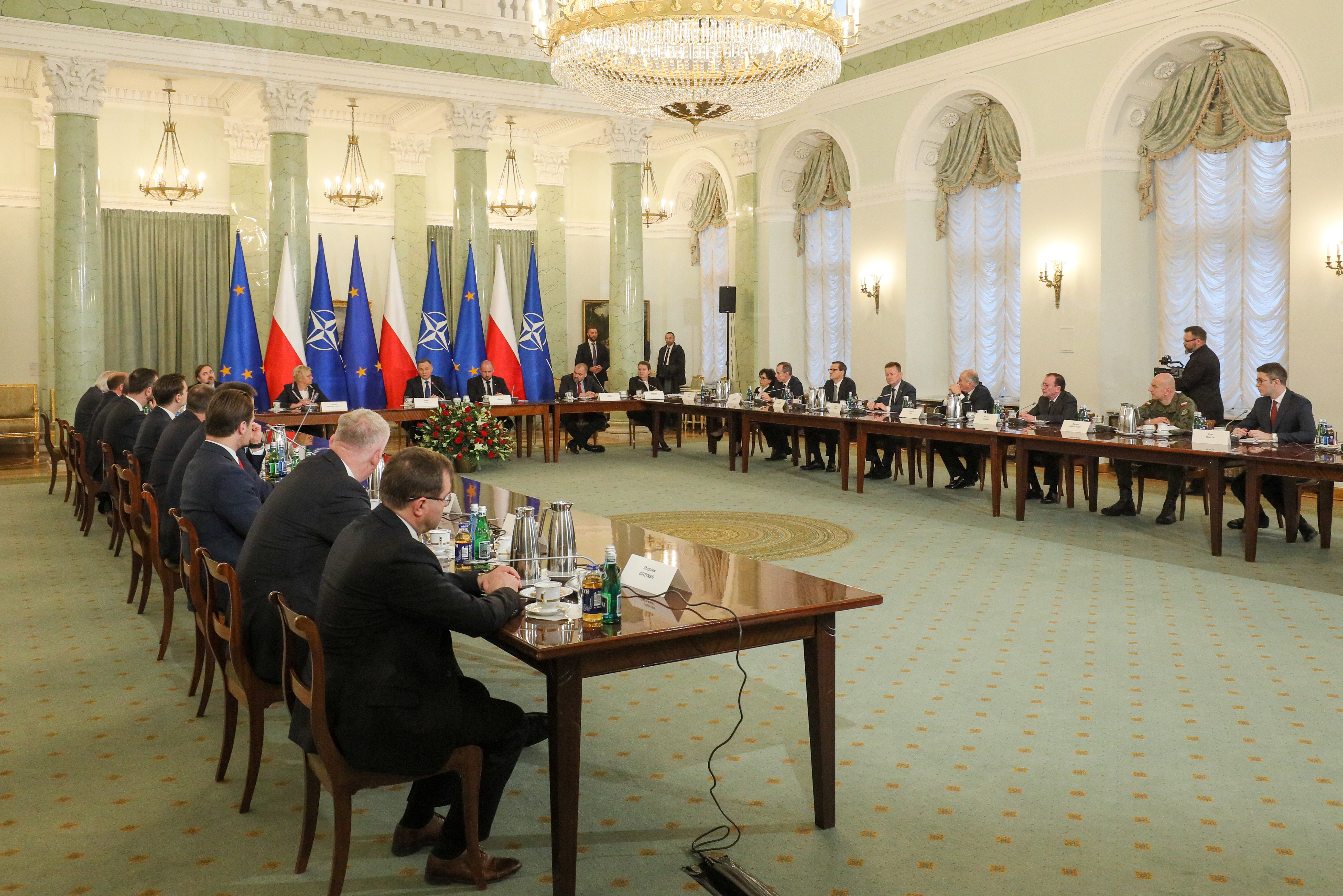 Posiedzenie Rady Bezpieczeństwa Narodowego w Warszawie
