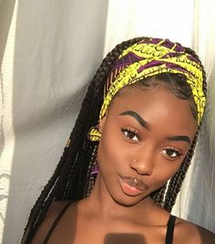 Style guide: 5 ways to style a headwrap 2 Use it as a hair band {pinterest}