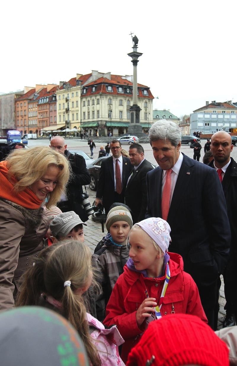 WARSZAWA JOHN KERRY WIZYTA KRAKOWSKIE PRZEDMIEŚCIE