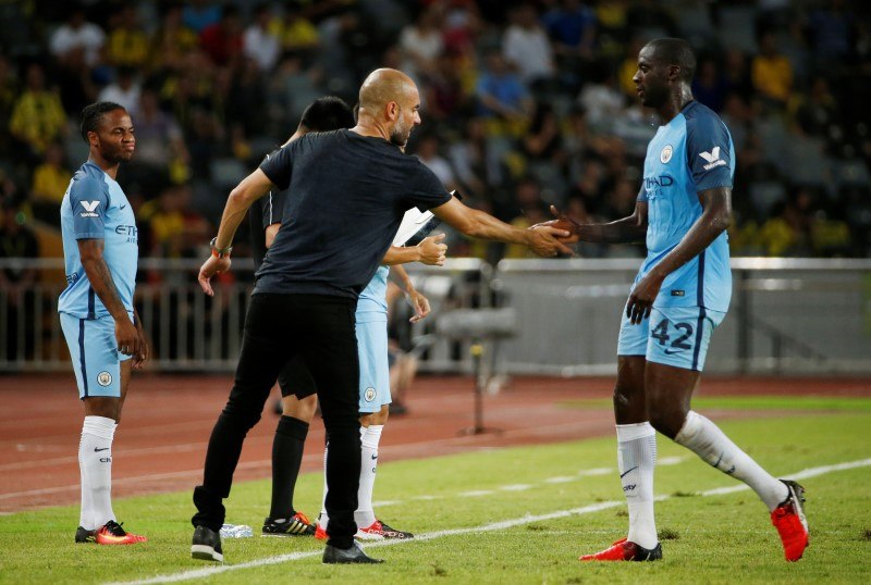 Manchester City manager Pep Guardiola never saw eye to eye with Yaya Toure and his agent