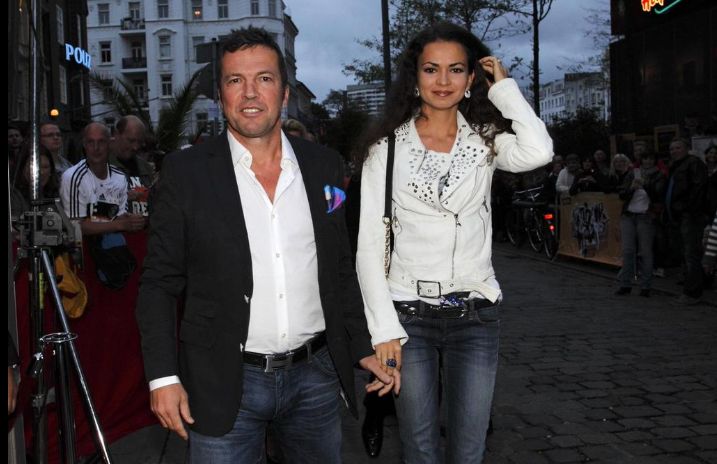Lothar Matthaeus z żoną Anastasią