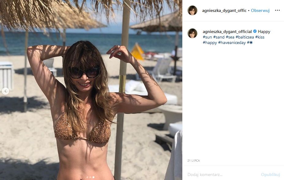 Agnieszka Dygant wypoczywa na Zanzibarze