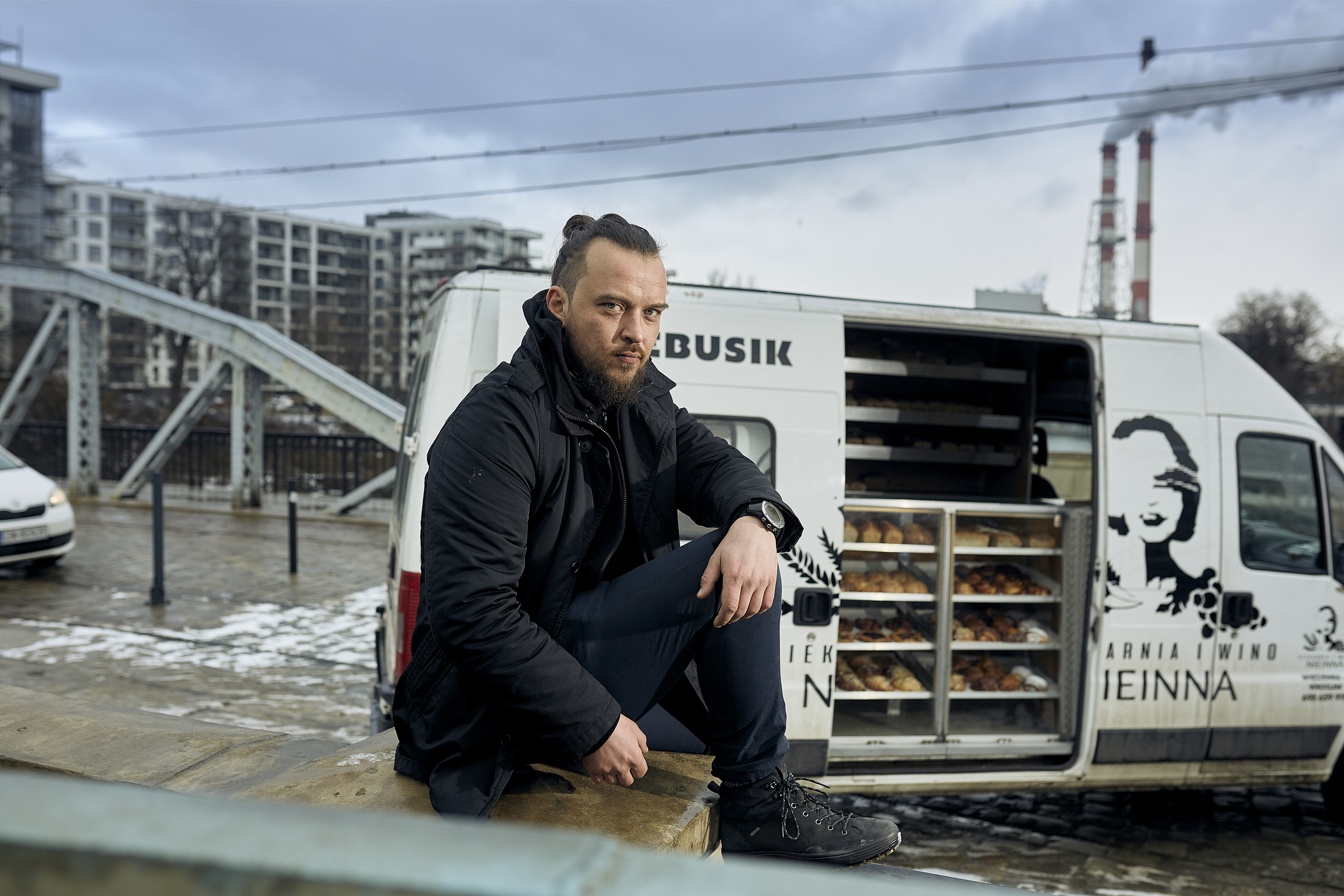 Piotr Jurgielewicz - właściciel Chlebusika, wrocławskiego bread trucka
