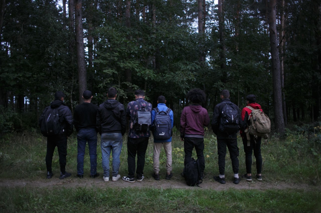Uchodźcy na granicy polsko-białoruskiej