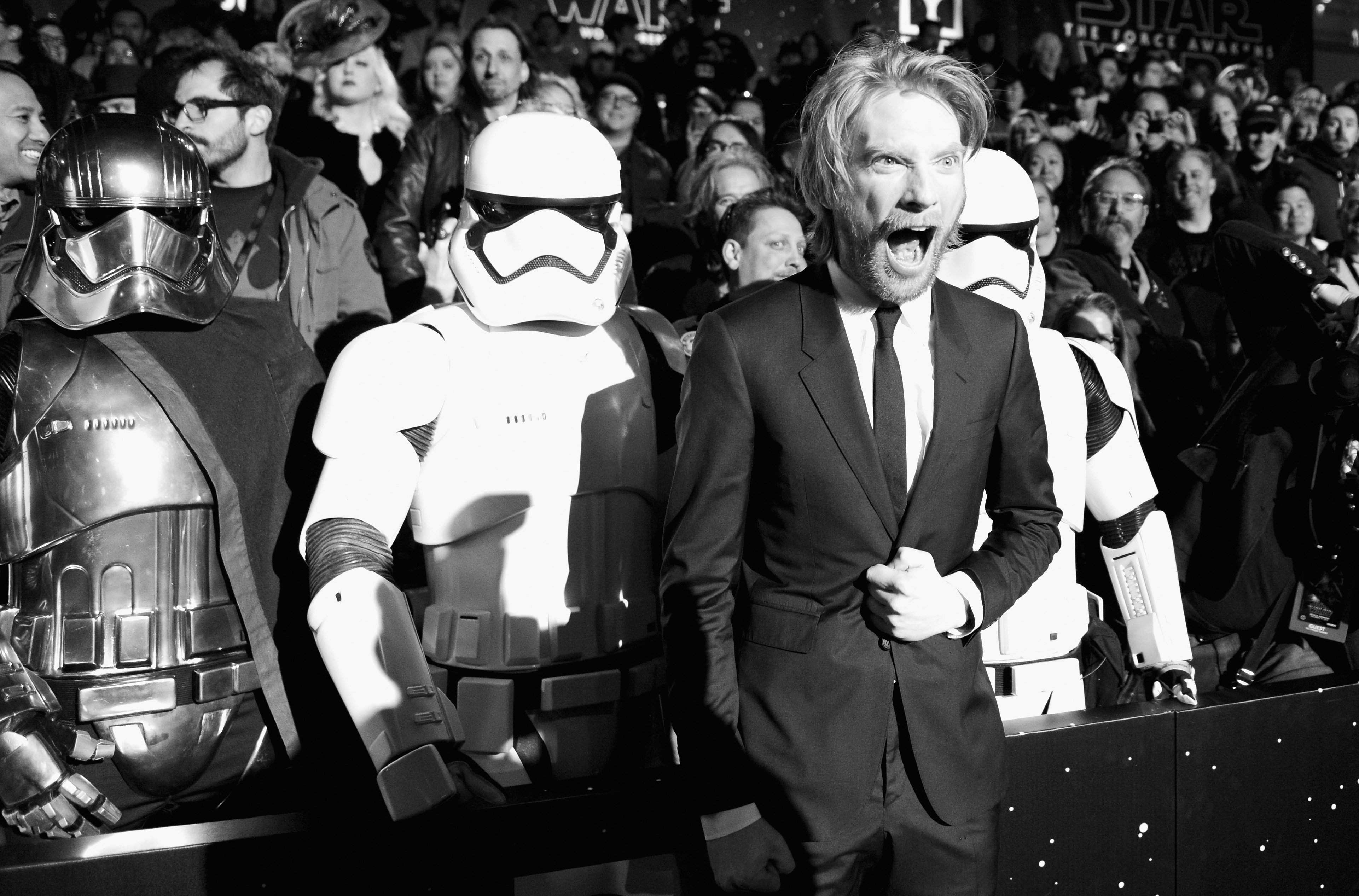 Domhnall Gleeson na premierze