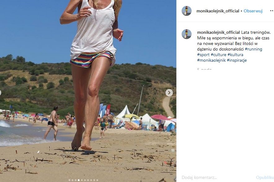 Czy Monika Olejnik ma szanse stać się kolejną instagramową influenserką?