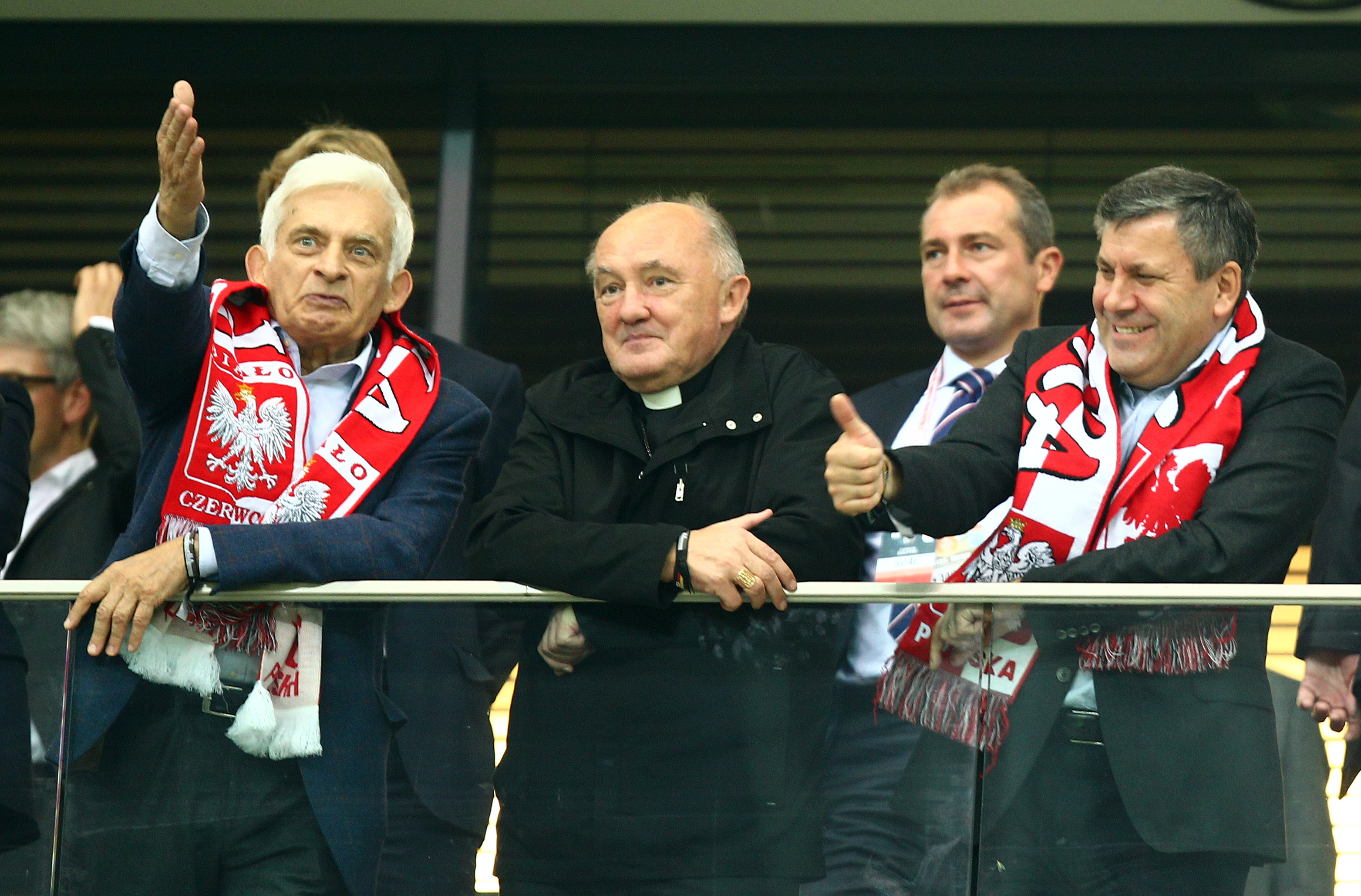 Olejnik, Siwiec, Lewandowska i Rodowicz kibicowały piłkarzom Nawałki