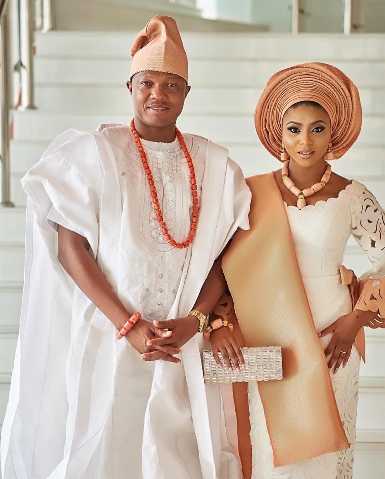 Stephanie Coker welcomes 1st child with Olumide Aderinokun