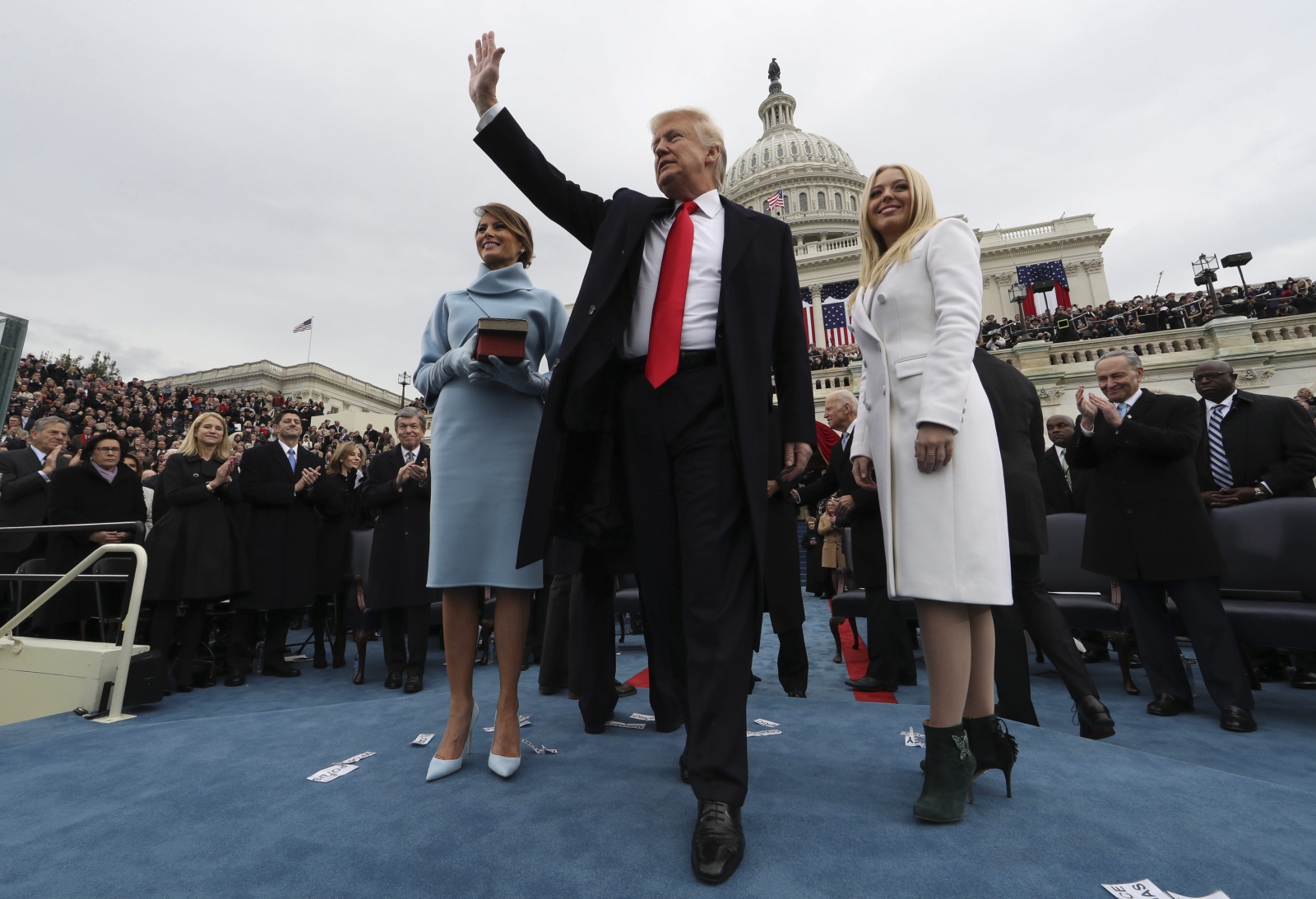 DONALD TRUMP NOWYM PREZYDENTEM USA. Zaprzysiężenie 45. prezydenta Stanów Zjednoczonych