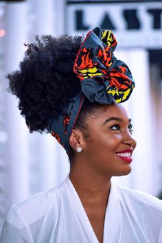 Style guide: 5 ways to style a headwrap 3 Dramatic hairband {pinterest}
