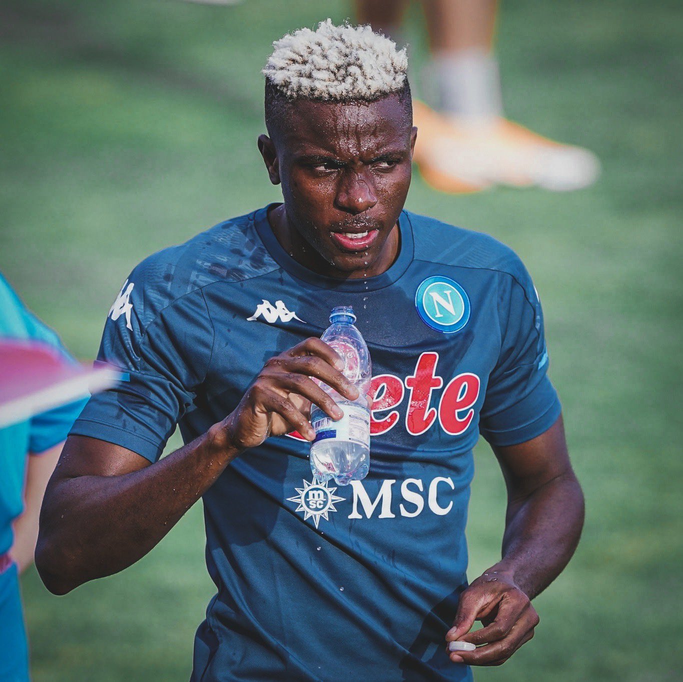 Victor Osimhen has resumed pre-season training session with Napoli (Twitter/@victorosimhen9]