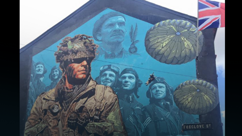 Mural poświęcony pamięci gen. Stanisława Sosabowskiego
