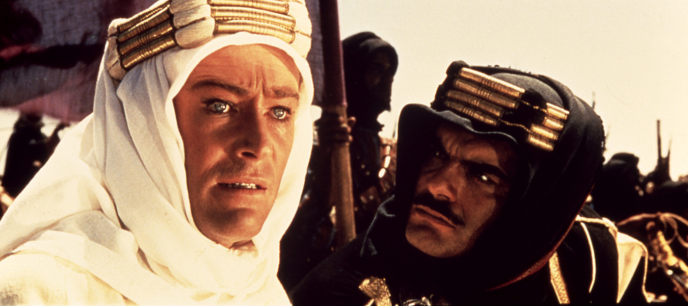 Omar Sharif i Peter O'Toole w filmie