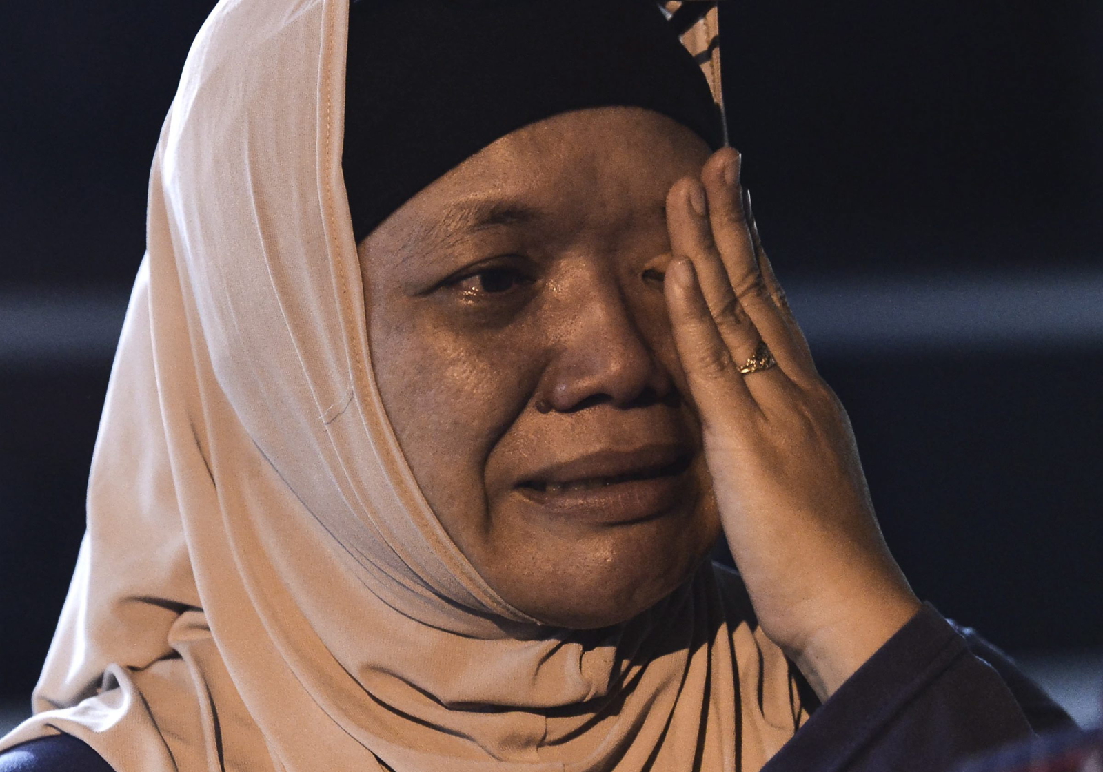 Kuala Lumpur - jedna z krewnych ofiar katastrofy malezyjskiego samolotu