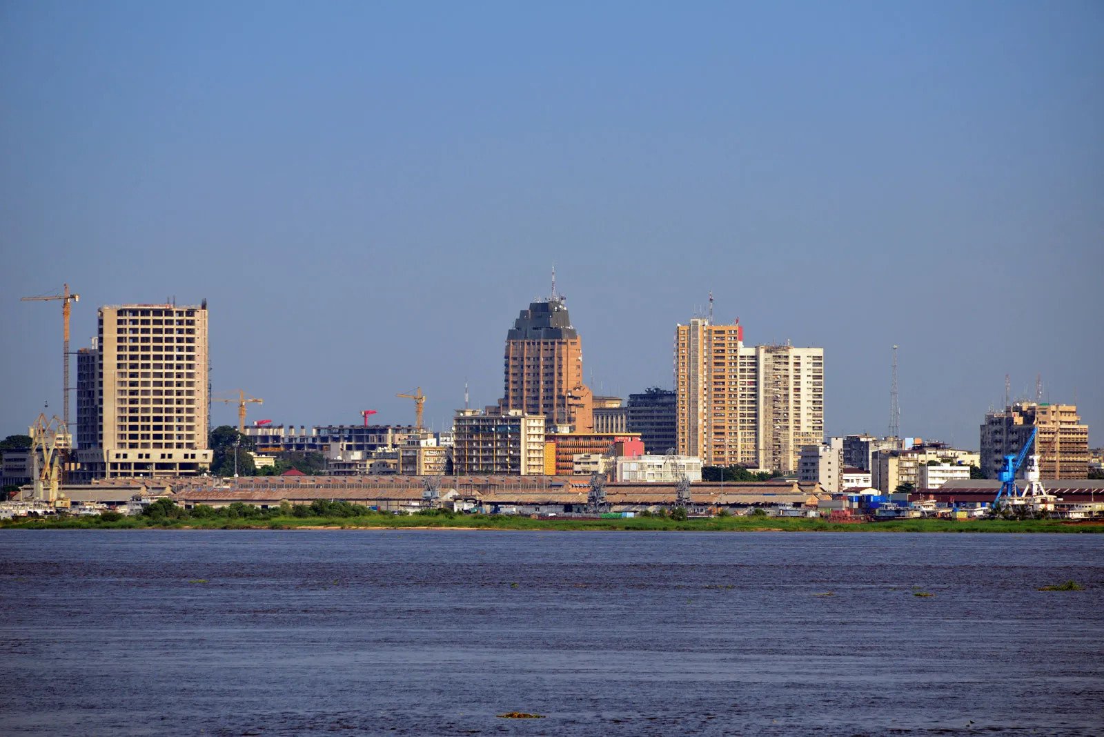 Skyline view of Kinshasa - Democratic Republic of the Congo