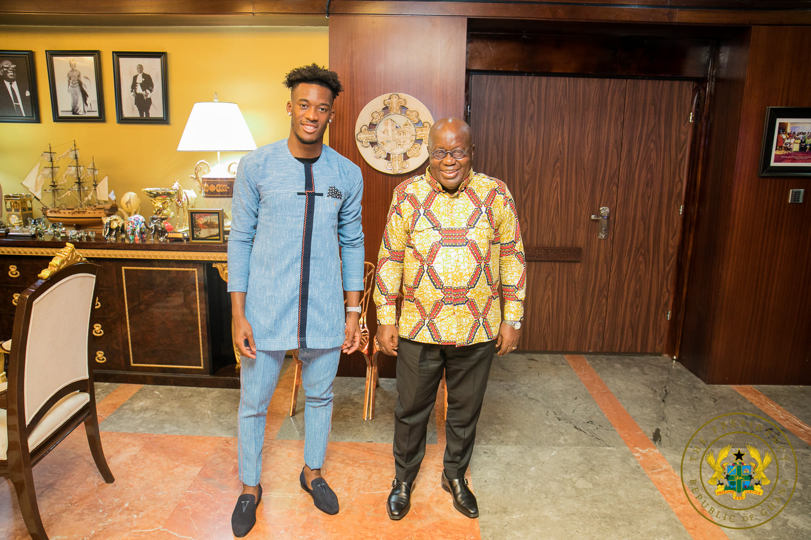 Akufo-Addo intervenes in calls for Hudson-Odoi to switch nationality to Ghana