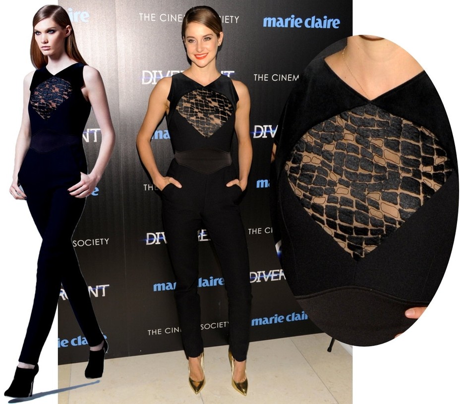 Shailene Woodley w Elie Saab / Getty Images