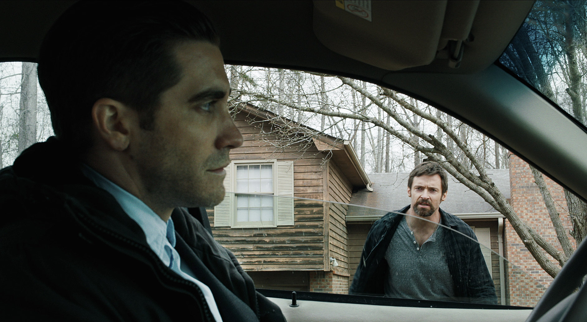 Jake Gyllenhaal i Hugh Jackman w filmie