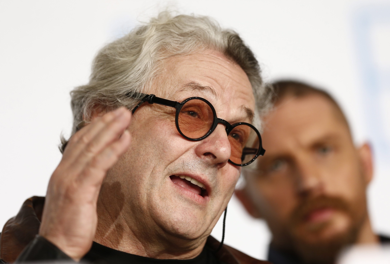 Reżyser George Miller na konferencji prasowej twórców filmu