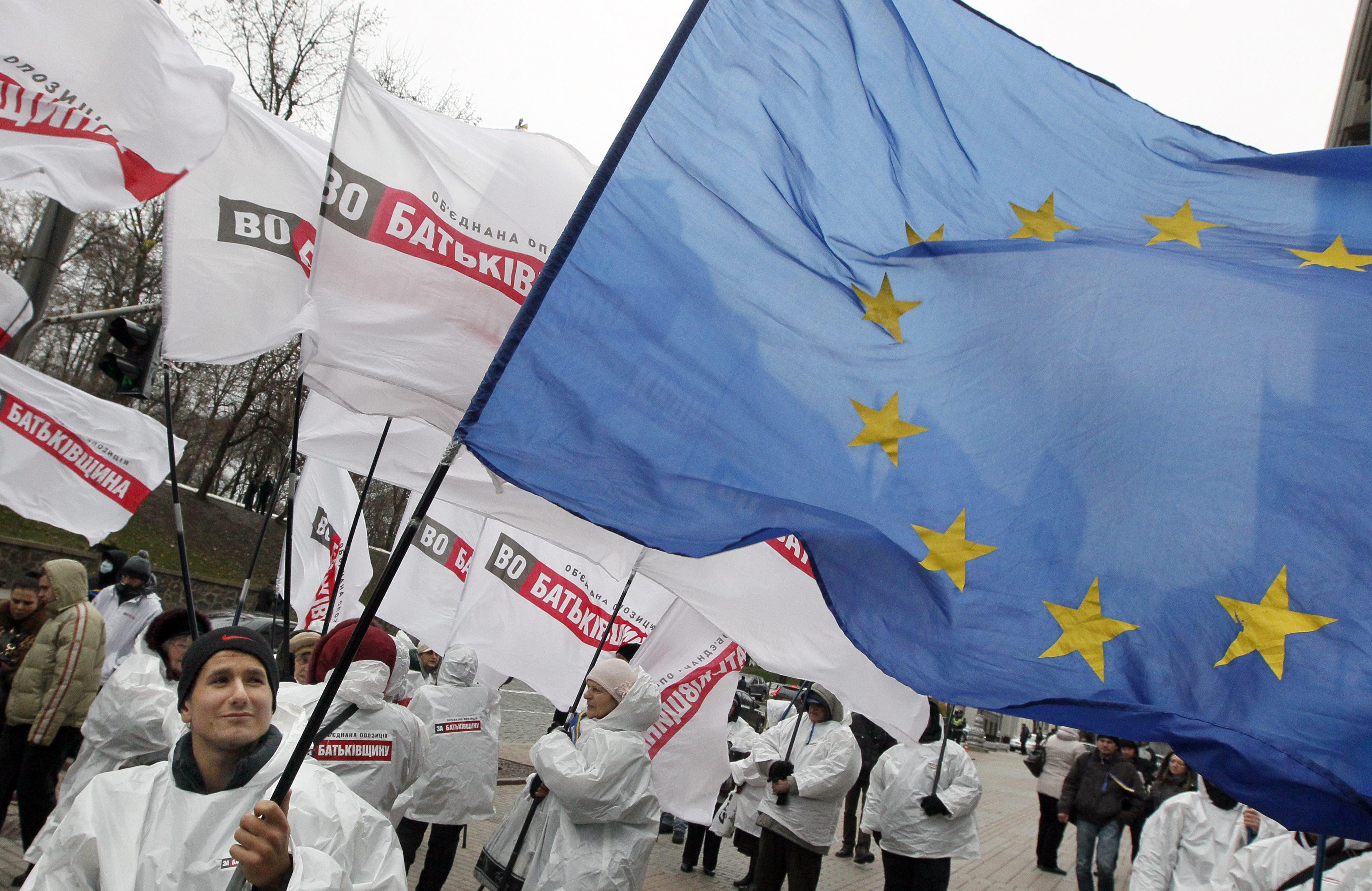 UKRAINE EU PROTESTS