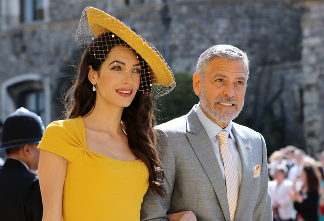 George Clooney Amal Clooney Royal Wedding